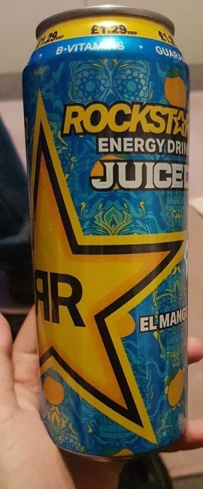 Rockstar energy drink juiced el mango