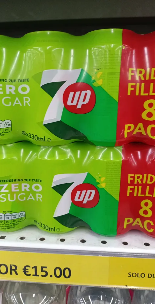 7Up Zero Cans 8pk