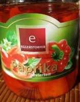 Paprika geviertelt