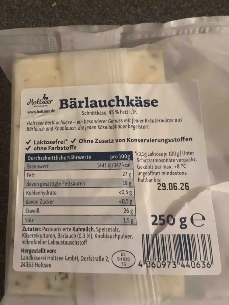 Bärlauchkäse