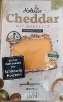 Cheddar mit Meersalz