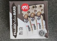 Filled Protein Bars Black und White