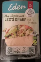 vegetarischer Aufschnitt auf Basis von Hünereieiweiß