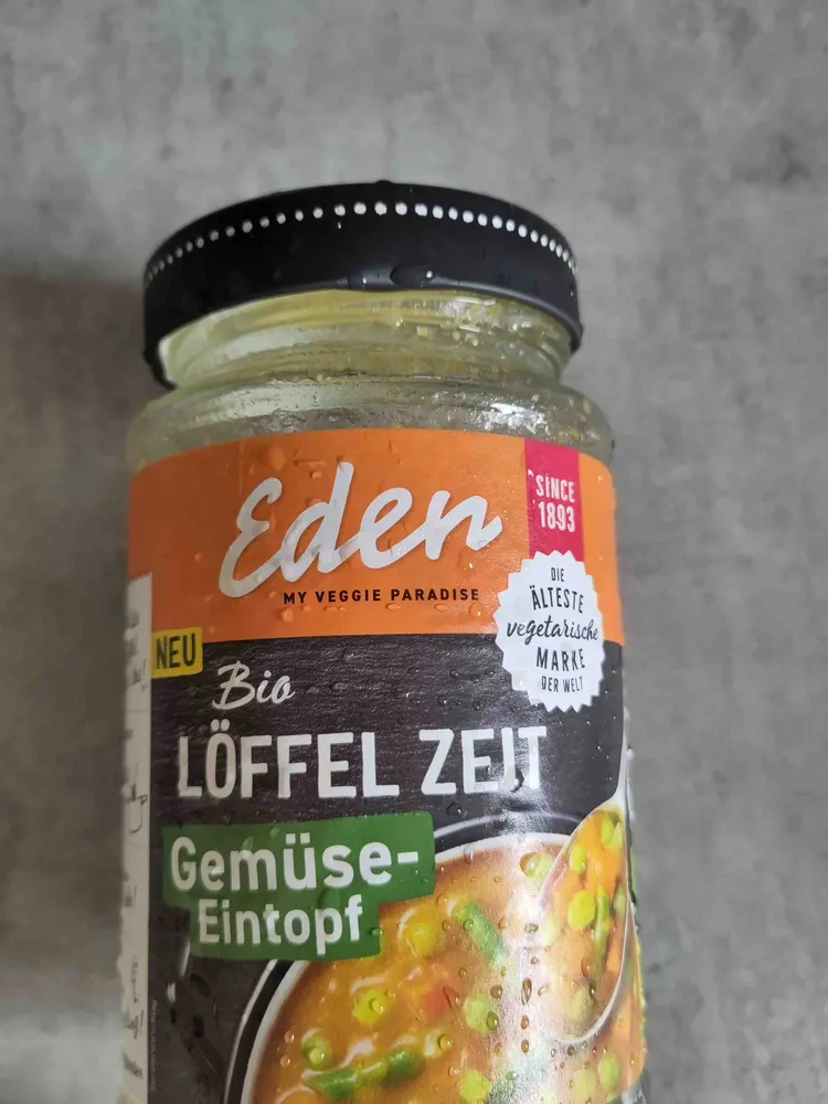 Bio Löffel Zeit Gemüse-Eintopf