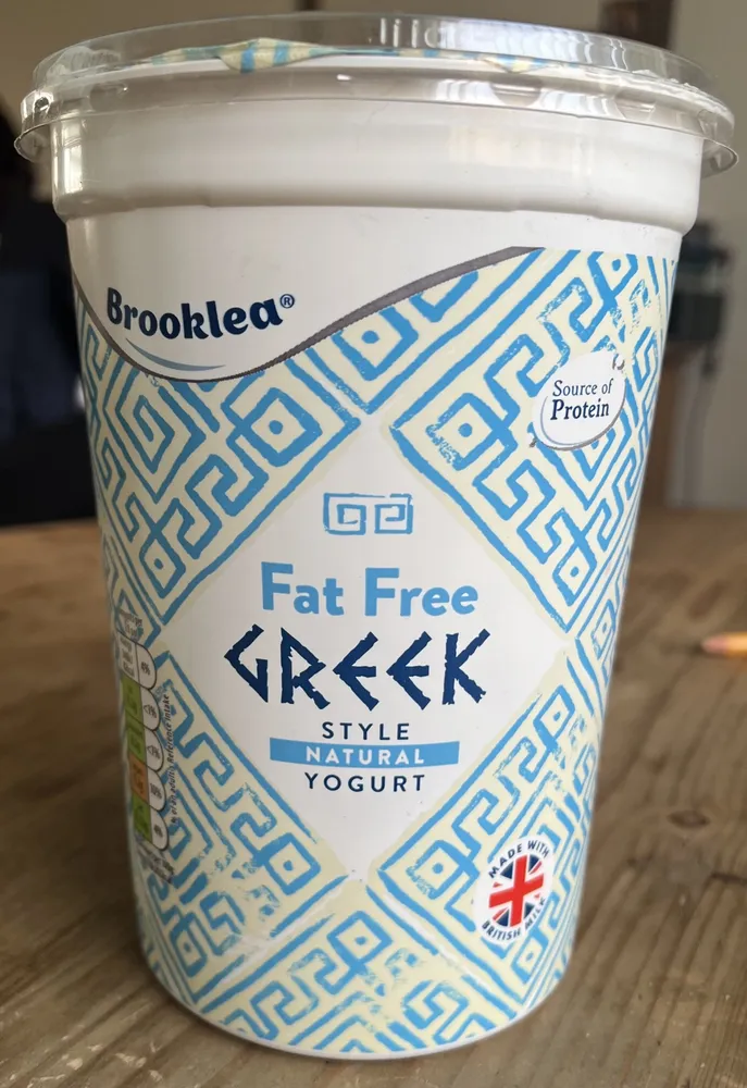 Fat Free Greek Style Natural Yogurt