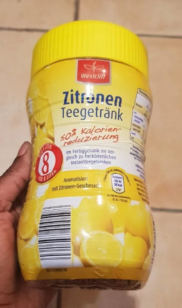 Zitronen Teegetränk