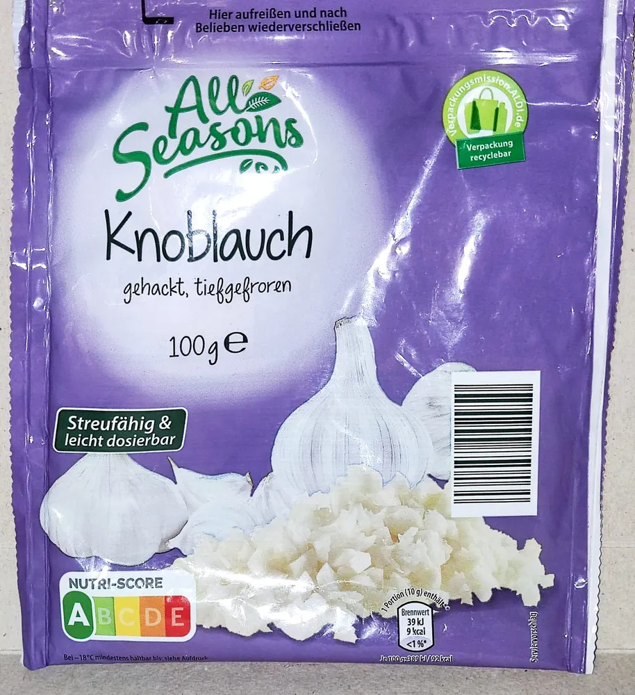 Knoblauch, gehackt