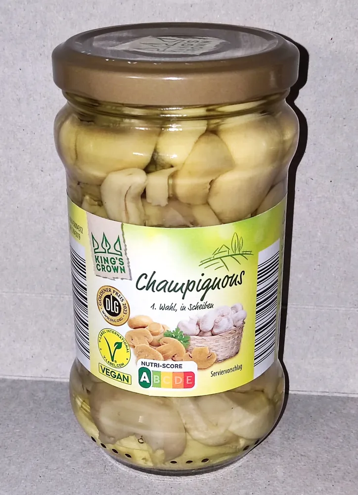 Champignons in Scheiben 1. Wahl