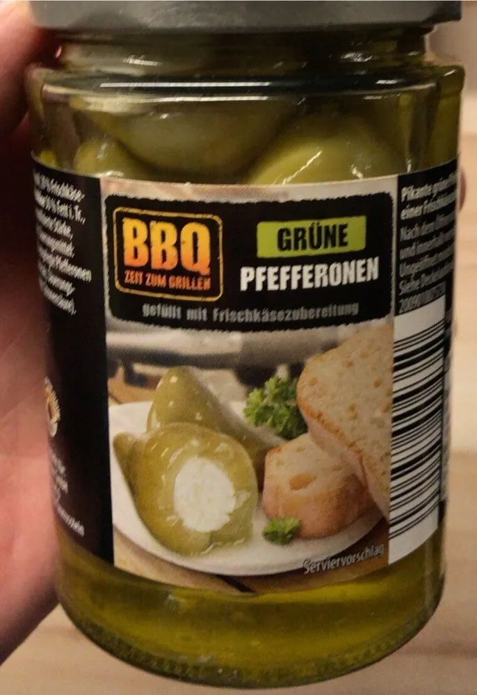 Grüne Pfefferonen