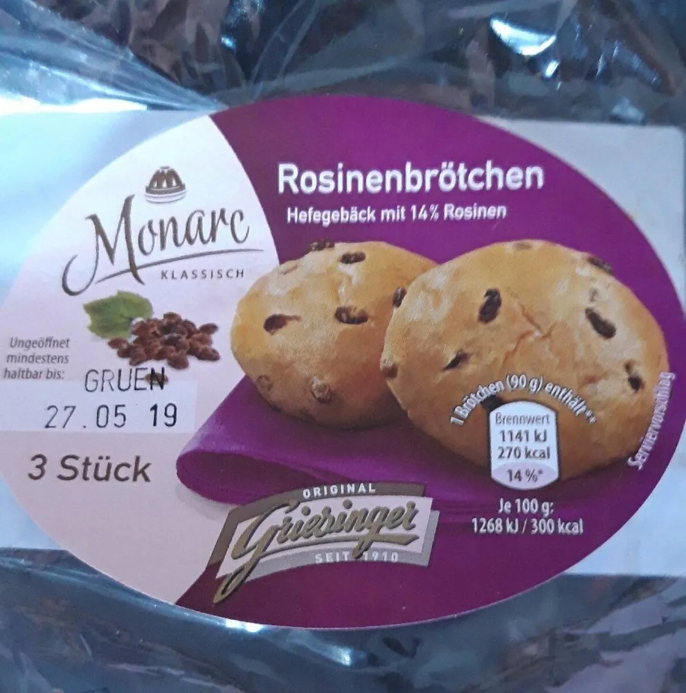 Briochettes aux raisins