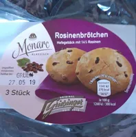 Briochettes aux raisins