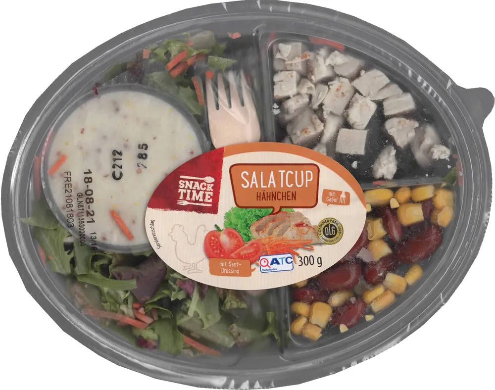 Salatcup Hähnchen