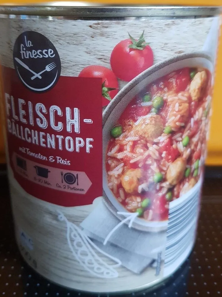 FLEISCH-BALLCHENTOPF mit Tomaten & Reis