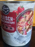 FLEISCH-BALLCHENTOPF mit Tomaten & Reis