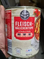 Fleisch-Bällcheneintopf mit Tomaten & Nudeln