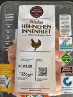 Frische Hähnchen-Innenfilets