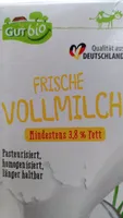 Frische Bio-Vollmilch, 3,8% Fett