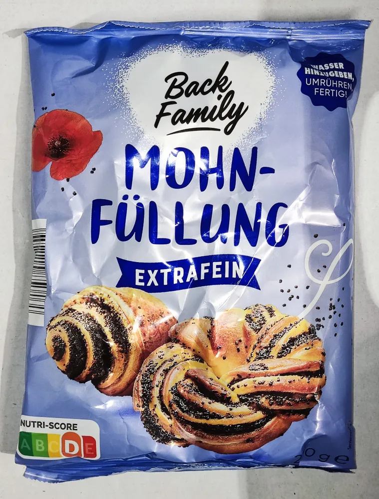 Mohnfüllung extrafein