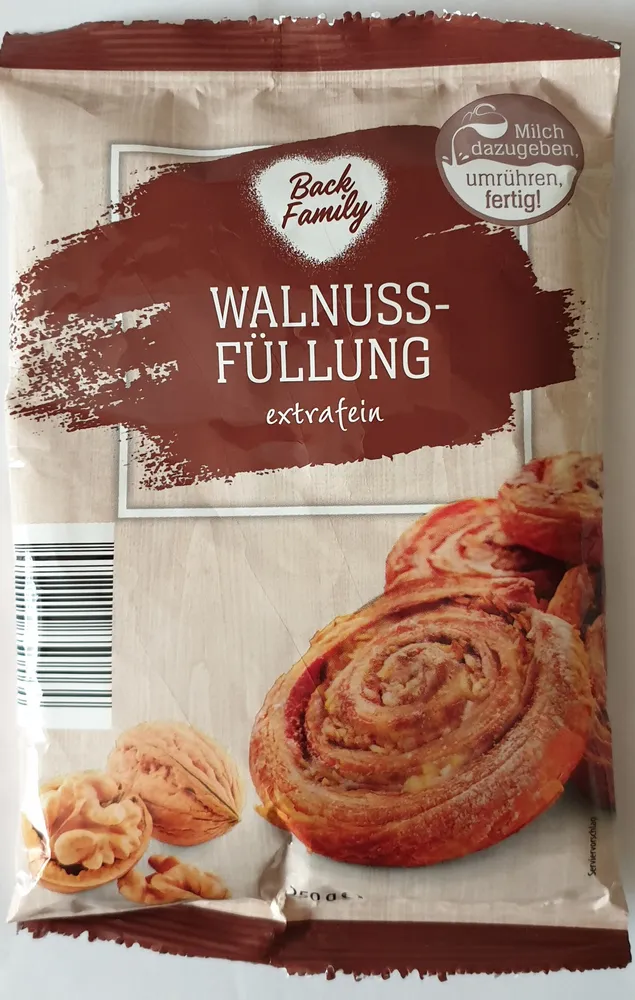 Walnuss-Füllung extrafein
