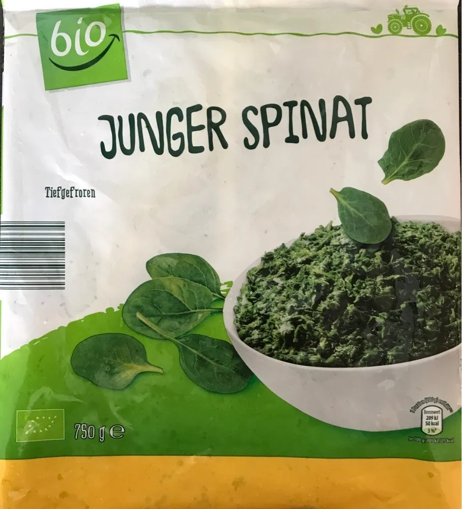 Junger Spinat