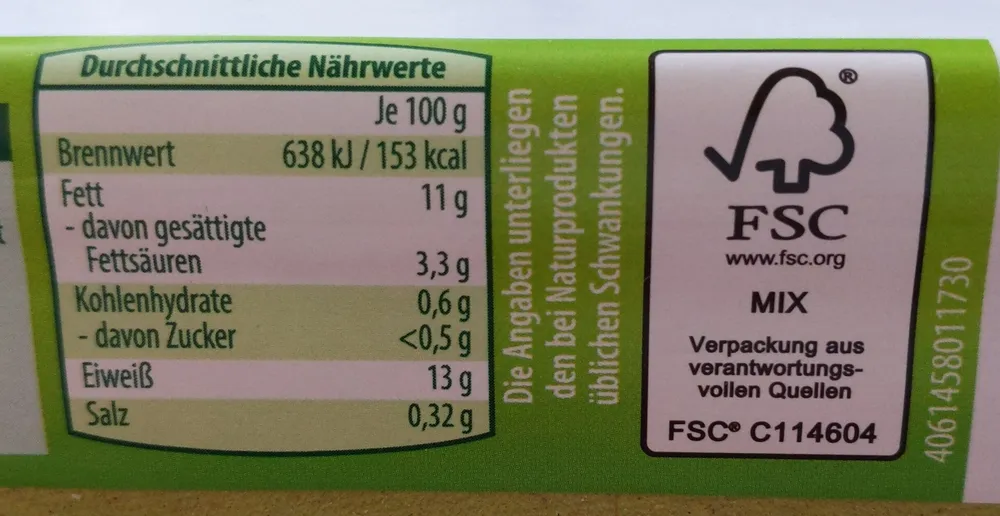 Obst Riegel