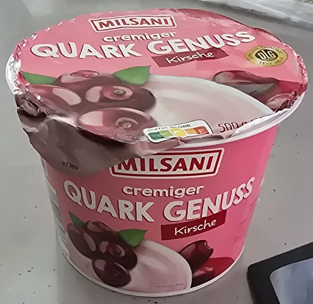 Cremiger Quarkgenuss - Kirsche
