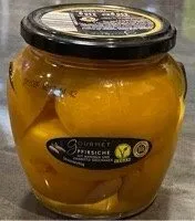 Pfirsiche mit Mandeln und Amaretto-Geschmack