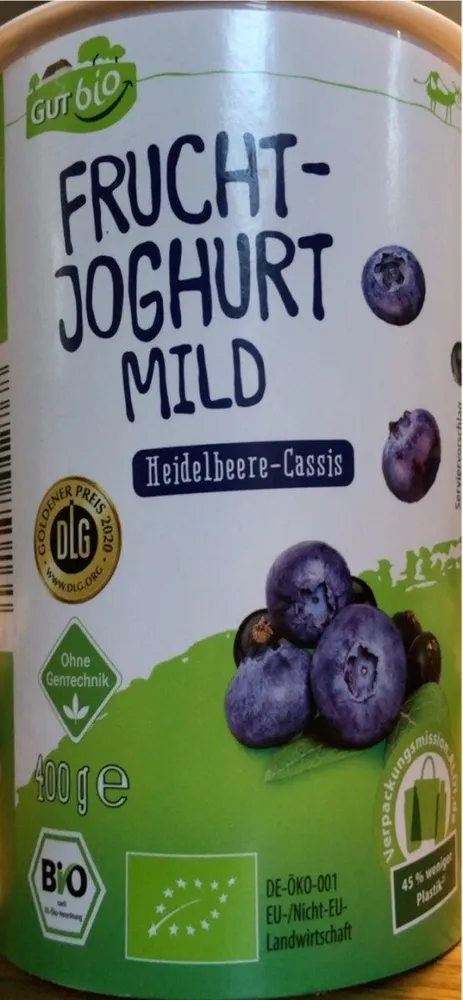 Frucht Joghurt mild Heidelbeere Cassis