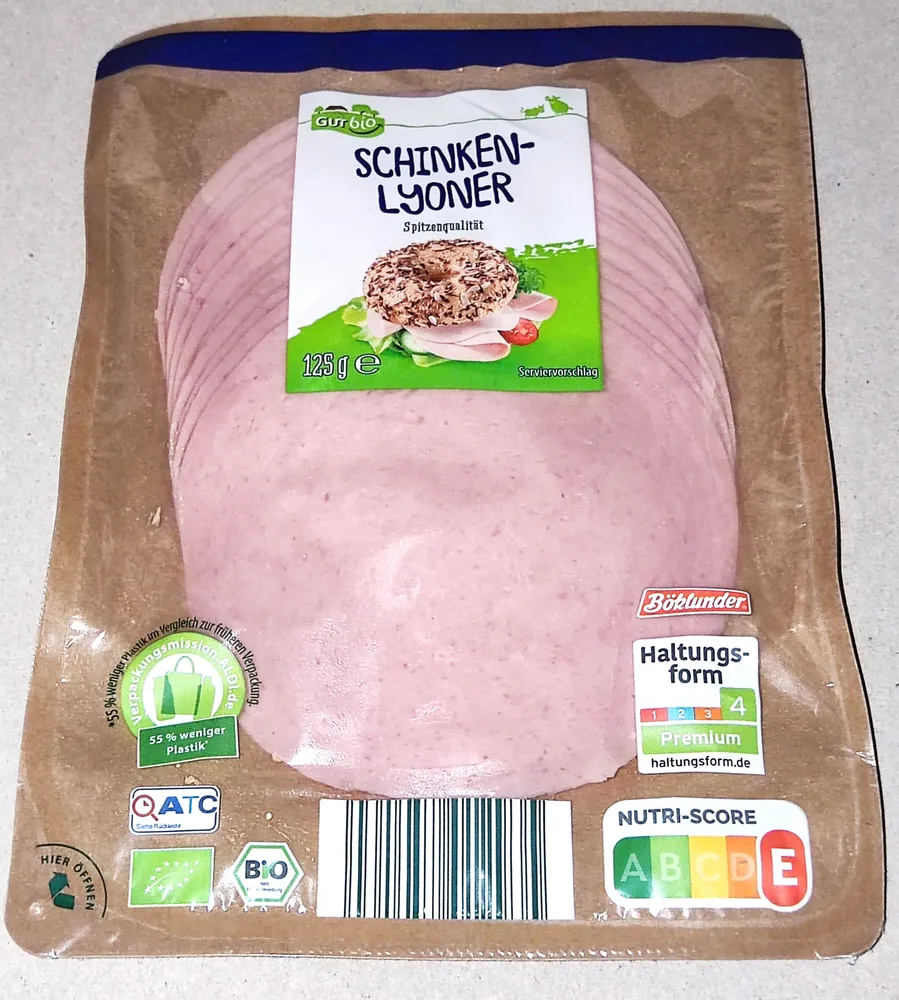 Bio-Schinkenlyoner