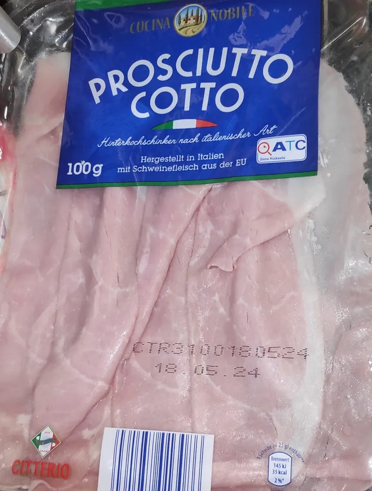 Hinter-Kochschinken (Prociutto cotto)
