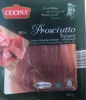 ALDI CUCINA Italienischer Prosciutto Crudo 100g 2.29€ Packung 1kg 19.90€