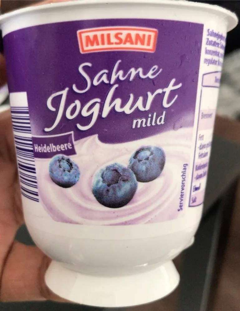 Sahnejoghurt mild - Heidelbeere