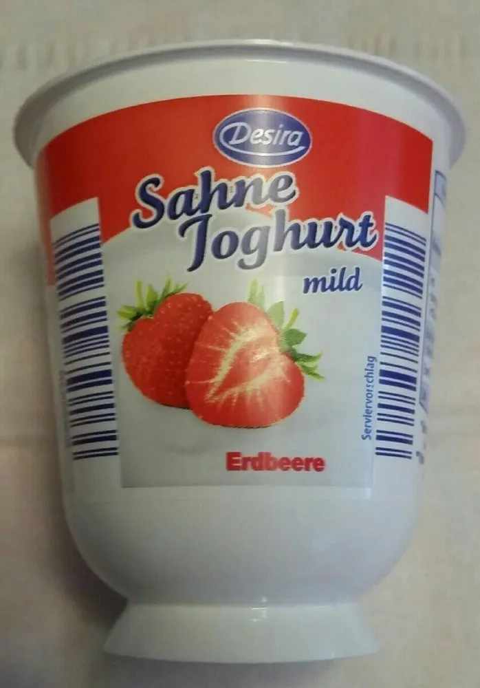 Sahne Joghurt mild Erdbeere
