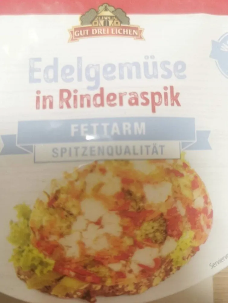 Edelgemüse in Rinderaspik
