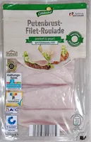 ALDI GÜLDENHOF Pute Putenbrust-Filet-Roulade, gepökelt & gegart 100g 1,49€ Packung 1kg 14,90€