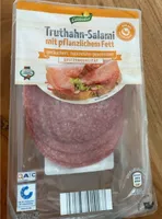 Trutthahn-Salami mit pflanzlichem Fett