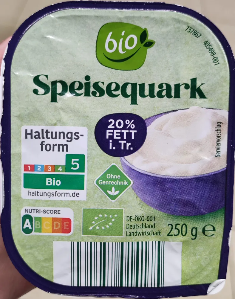 Speisequark 20% - Bio