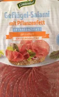 Gefluegelsalami mit Pflanzenfett