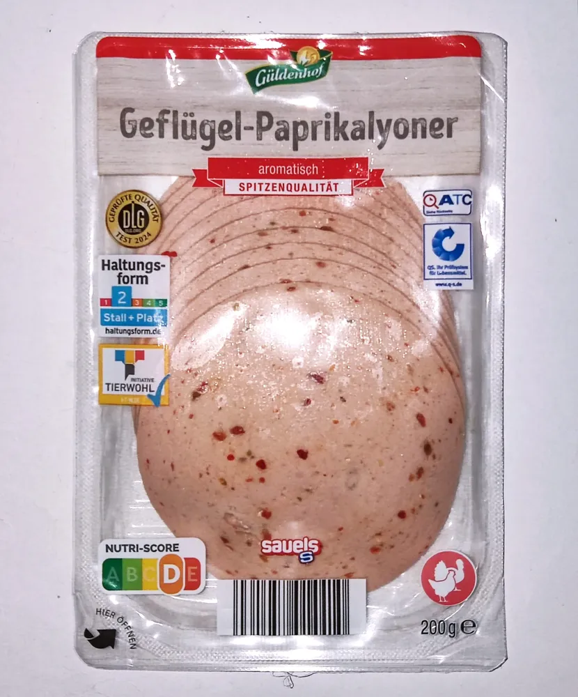Geflügel-Paprikalyoner