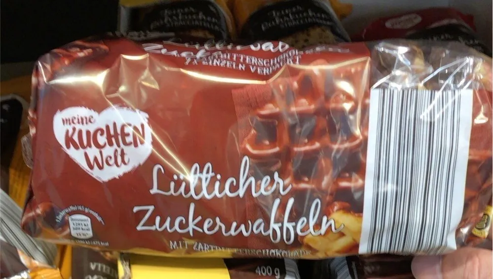 Lütticher Zuckerwaffeln mit Zartbitterschokolade