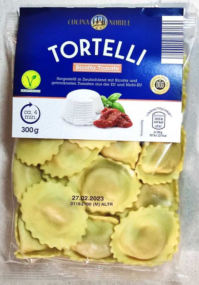 Tortelli - Ricotta-Tomate