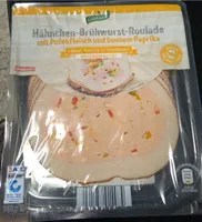 Hähnchen-Brühwurst-Roulade