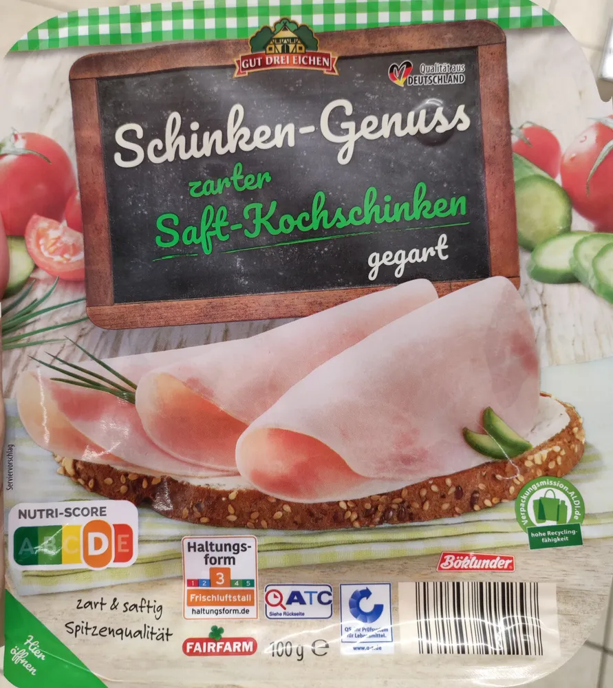 Schinken-Genuss - Saft-Kochschinken, gegart