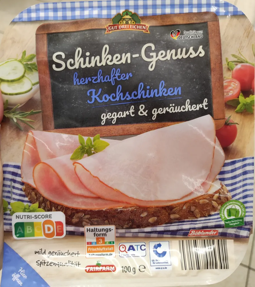 Schinken-Genuss - Kochschinken gegart & geräuchert