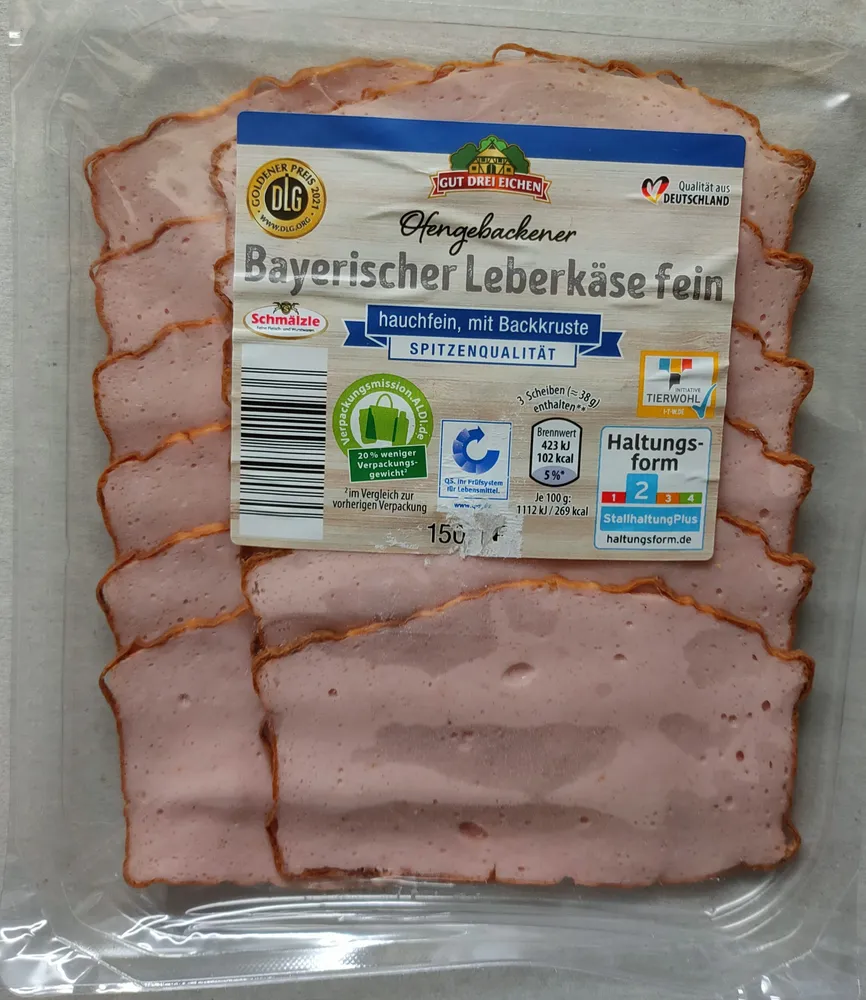 Bayerischer Leberkäse, fein