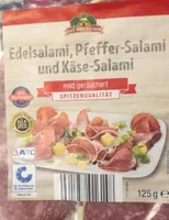 Edelsalami, Pfeffersalami, Käsesalami