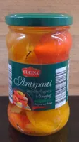 Antipasti gegrillte Paprika in Öl eingelegt