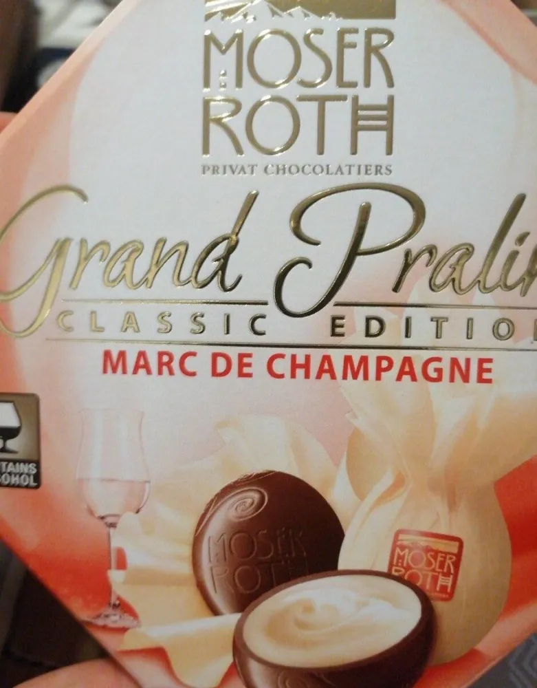 Grand praliné marc de champagne
