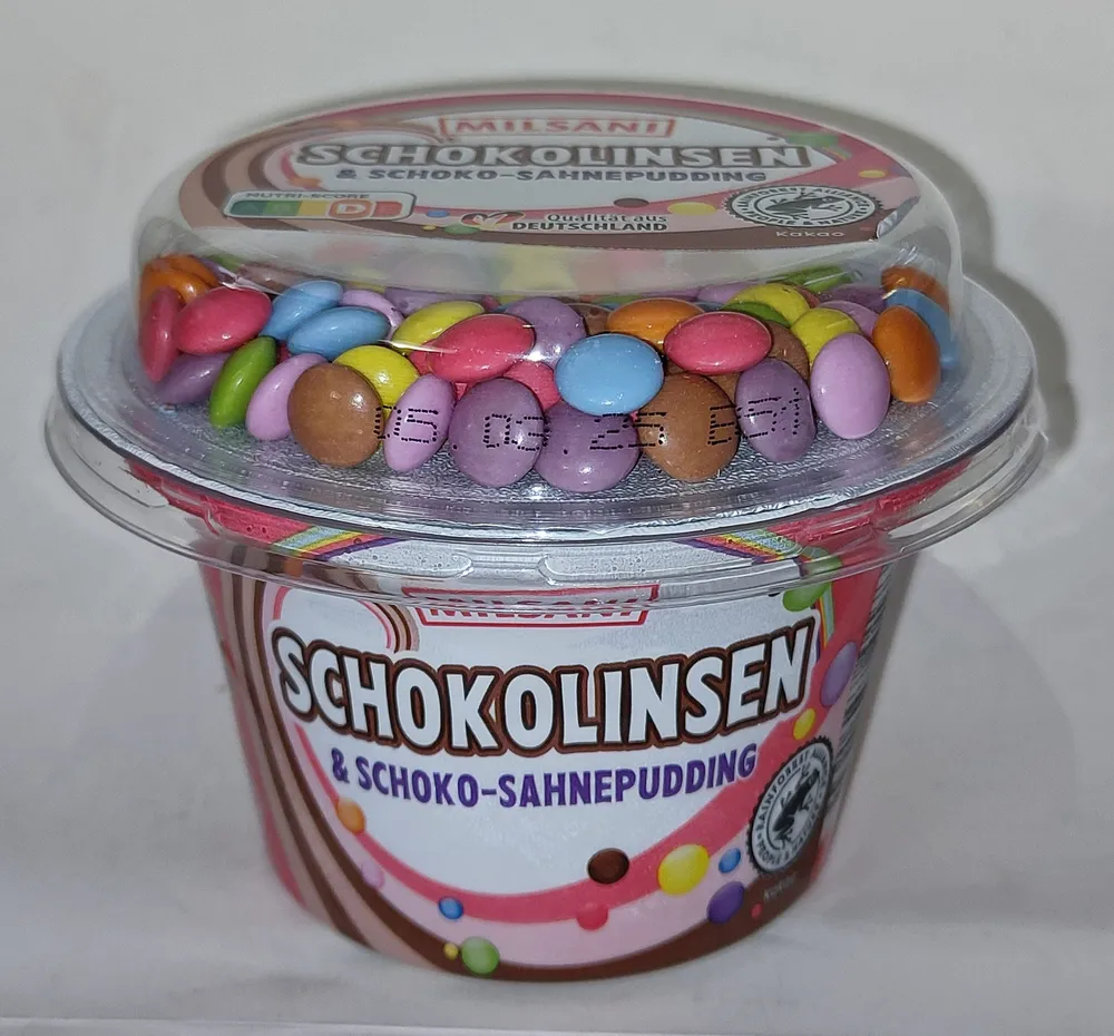 Schokolinsen & Schoko-Sahnepudding