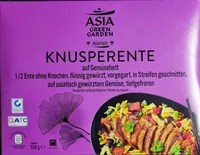 Knusperente auf Gemüsebett